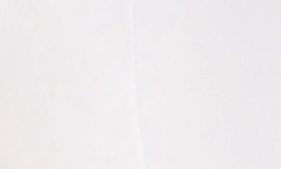 Nic + Zoe Ruffle Around Mixed Media Sleeveless Top In Paper White