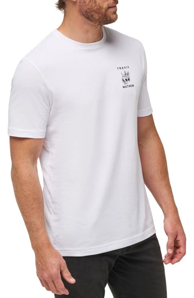 Shop Travis Mathew Pineapple Drinks Graphic T-shirt In White