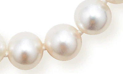 Lagos Luna Freshwater Pearl Necklace In Silver