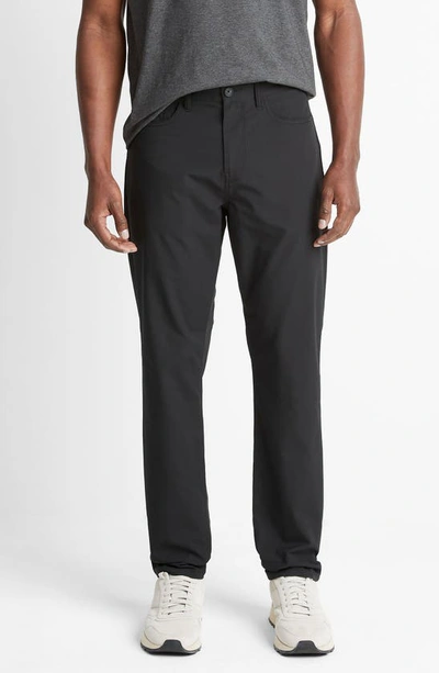 Shop Vince Tech Straight Leg Pants In Black