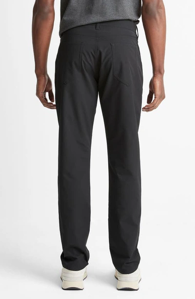 Vince Tech Straight Leg Pants In Black