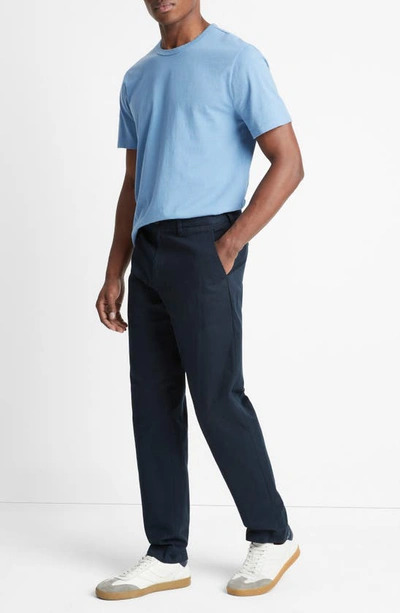 Shop Vince Relaxed Cotton Chino Pants In Coastal
