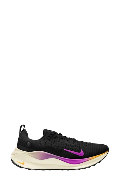 Shop Nike Infinityrn 4 Running Shoe In Black/ Hyper Violet-anthracite