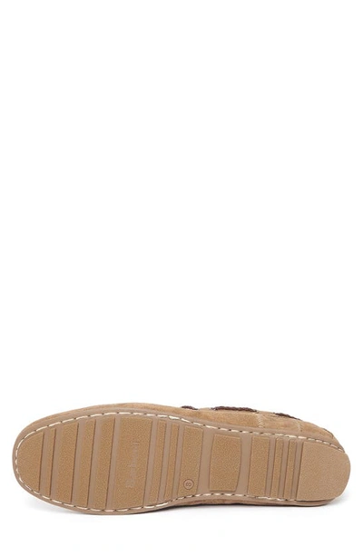 Shop Barbour Jenson Driving Shoe In Taupe Suede