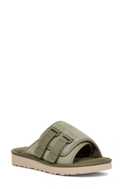 Ugg Goldencoast Strap Slide 'shaded Clover' In Shaded Clover