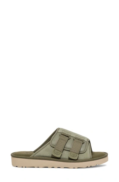 Ugg Goldencoast Strap Slide 'shaded Clover' In Shaded Clover
