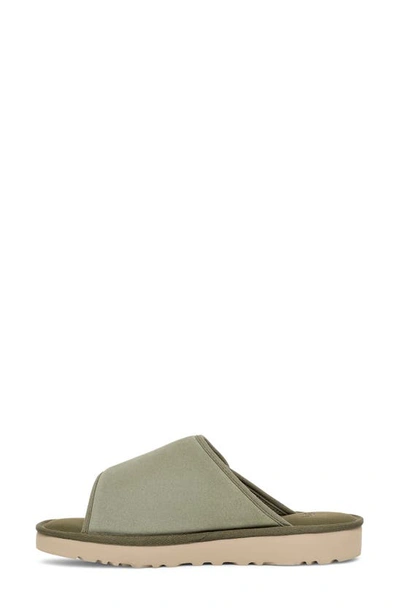 Ugg Goldencoast Strap Slide 'shaded Clover' In Shaded Clover
