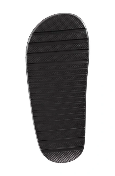 Shop Mia Porsha Slide Sandal In Black/ White