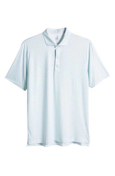 Shop Johnnie-o Kelso Microprint Performance Golf Polo In Jungle