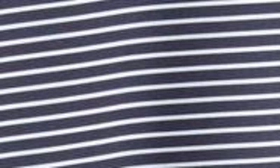 Johnnie-o Michael Stripe Performance Golf Polo In Navy