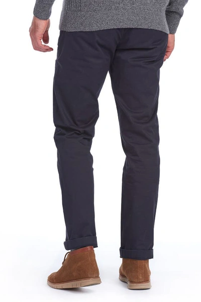 Shop Barbour Neuston Essential Chino Pants In Navy