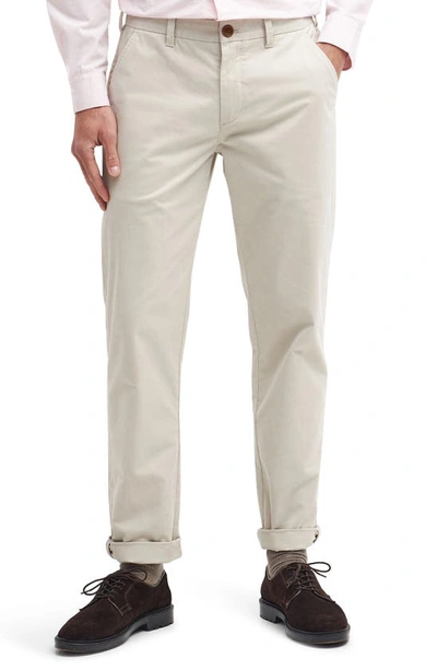 Shop Barbour Neuston Essential Chino Pants In Mist