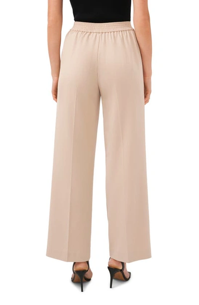 Halogen Elastic Back Pants In Oxford Tan
