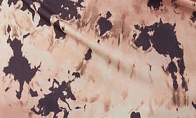 French Connection Riya Ava Abstract Print Top In 20-mocha-chocolate Mult
