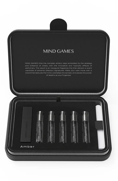 Mind Games Amber Fragrance Discovery Set In White