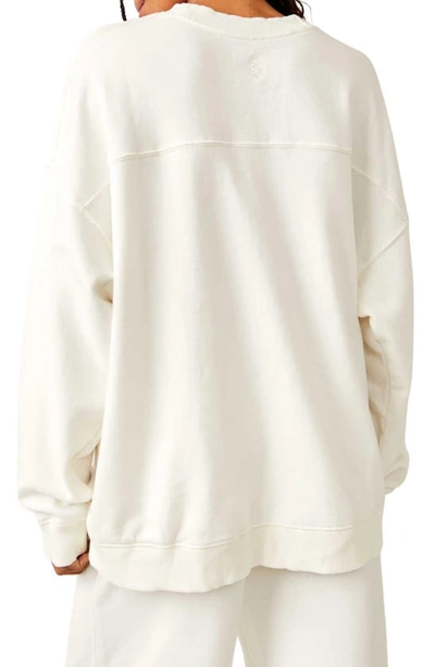 Shop Fp Movement All Star Sweatshirt In Ivory