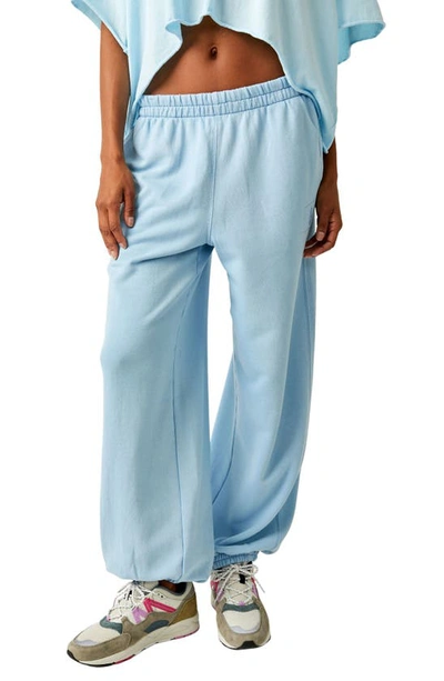 Shop Fp Movement All Star Relaxed Fit Cotton Blend Sweatpants In Mediterranean