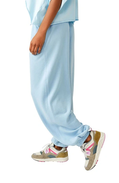 Shop Fp Movement All Star Relaxed Fit Cotton Blend Sweatpants In Mediterranean