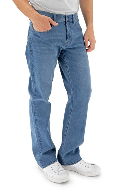 Shop Devil-dog Dungarees Relaxed Bootcut Jeans In Lake James