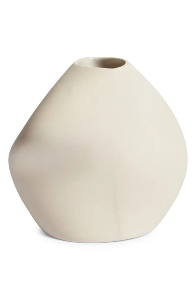 Shop Homa Studios Small Torso Stoneware Vase In Lavender