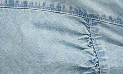 Free People We The Free Fleur Denim Shorts In Belle Blue In Belle Blue