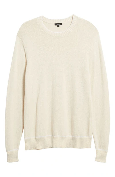 Shop Rails Ves Cotton Blend Crewneck Sweater In Buttercream