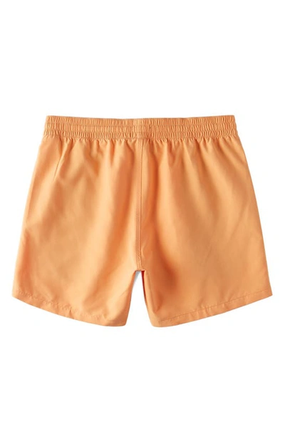 Shop Billabong All Day Layback Swim Trunks In Melon