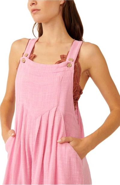 Shop Free People Sundrenched Overalls In Sugar Magnolia