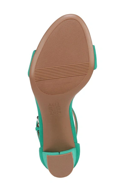 Naturalizer True Colors Vera Ankle Strap Sandal In Jade Green Leather