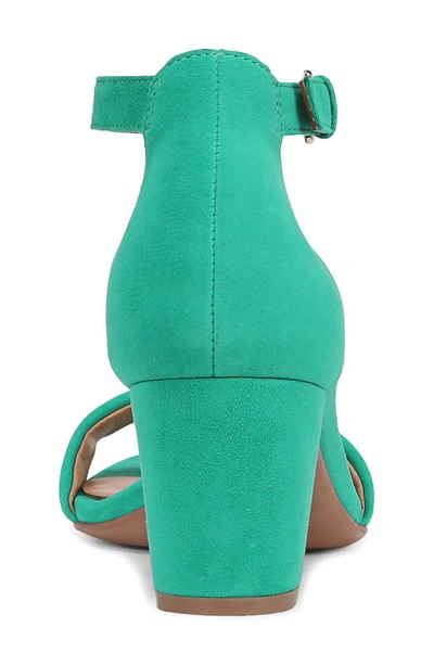 Shop Naturalizer True Colors Vera Ankle Strap Sandal In Jade Green Leather
