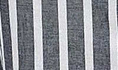 Shop Barbour Annalise Stripe Long Sleeve Shirtdress In Navy Stripe