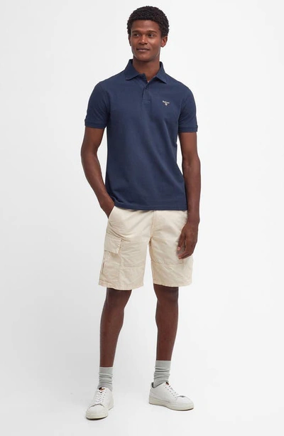 Barbour Short-sleeved Polo Shirt In Blue