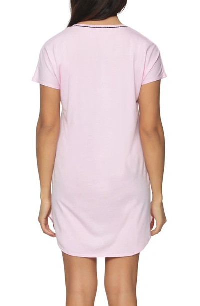 Shop Felina Jessie Stretch Jersey Sleep Shirt In Pirouette