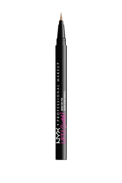 Shop Nyx Lift & Snatch Brow Tint Pen In Blonde