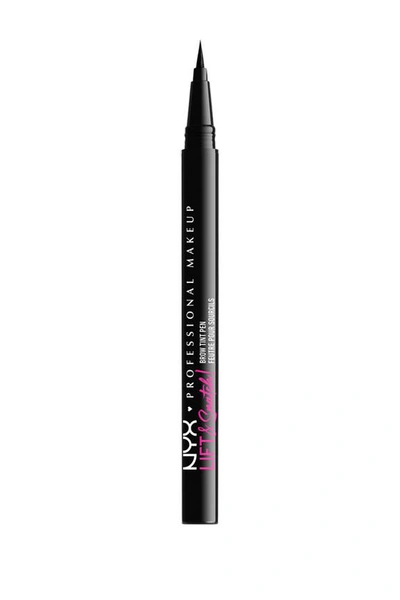 Shop Nyx Lift & Snatch Brow Tint Pen In Black