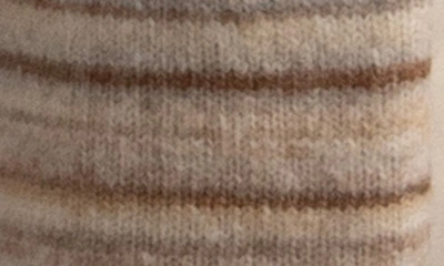 Saachi Stripe Knit Coatigan In Natural