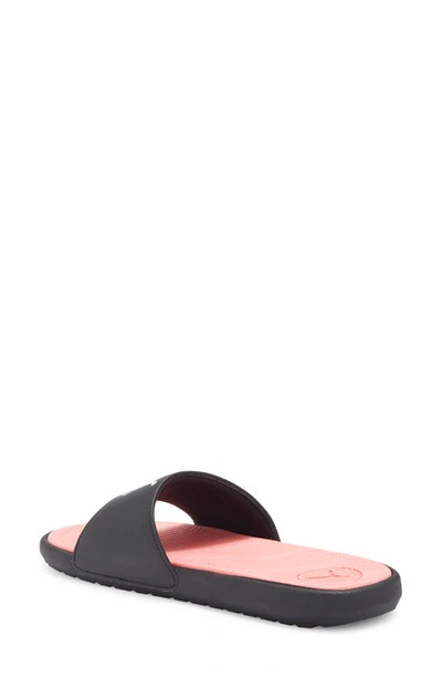 Shop Puma Cool Cat 2.0 Sport Sandal In  Black-white-passionfruit