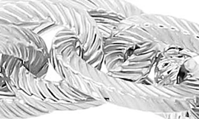 Shop Judith Ripka Bold Link Bracelet In Silver