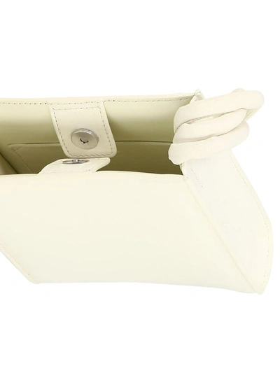 Shop Jil Sander "tangle" Shoulder Bag In White