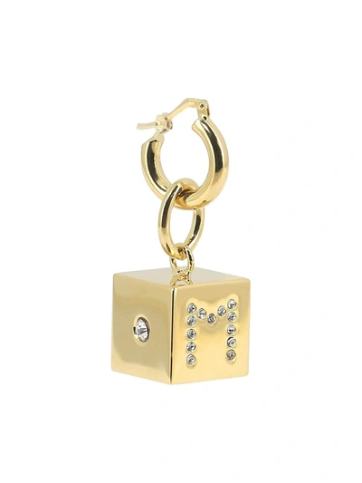 Shop Marni " Cube" Earrings In Gold