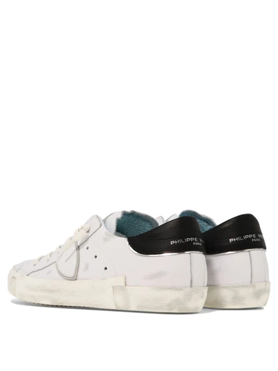 Shop Philippe Model "prsx" Sneakers In White
