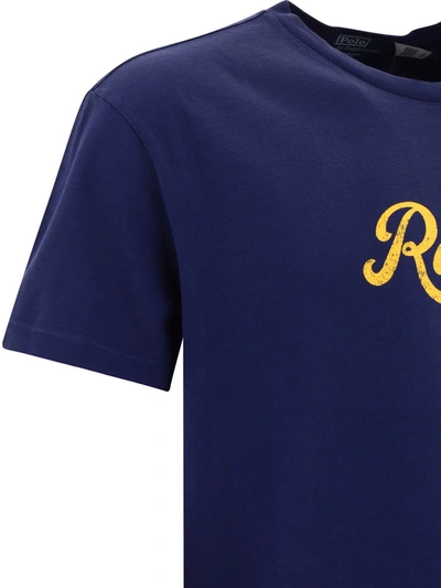 Shop Polo Ralph Lauren "ralph" T-shirt In Blue