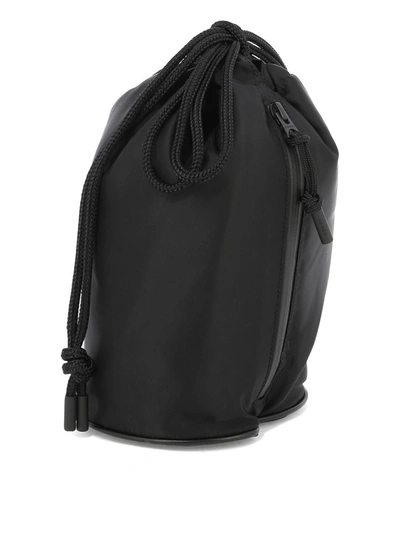 Shop Sacai "kinchaku" Crossbody Bag In Black