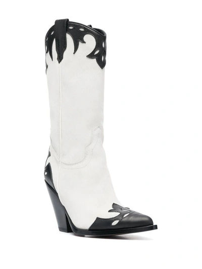 Shop Sonora Rodeo Suede Western Boots In White