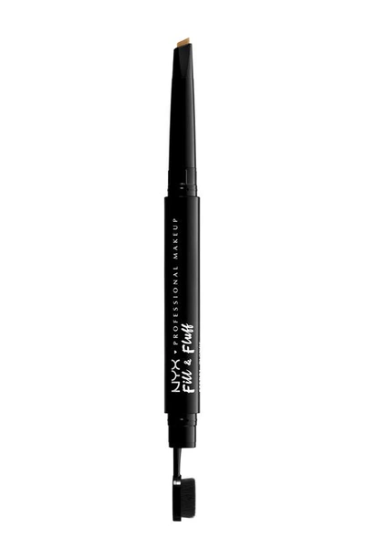 Shop Nyx Fill & Fluff Eyebrow Pomade Pencil In Blonde