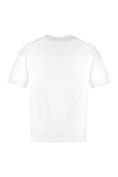 Shop Dolce & Gabbana Cotton Crew-neck T-shirt In White