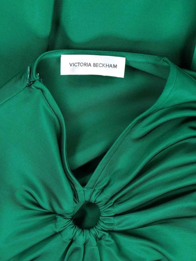 Shop Victoria Beckham Top In Green