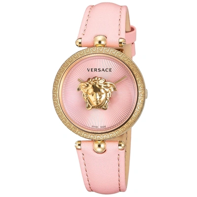 Shop Versace Women's Palazzo Empire 34mm Quartz Watch In Pink