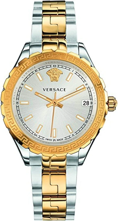 Shop Versace Women's Hellenyium 35mm Quartz Watch In Multi