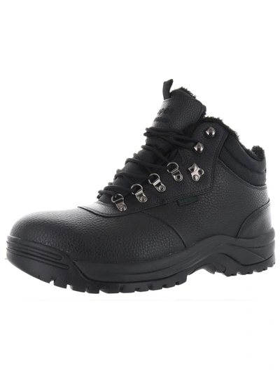 Shop Propét Cliff Walker Ii Mens Leather Outdoor Hiking Shoes In Black